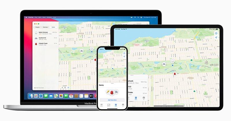Apple Find My 寻找网络正式支援三方配件寻机 / 防丢功能