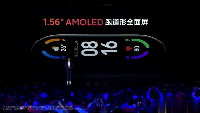 小米手环 6 正式发表！1.56 吋 AMOLED 全萤幕，萤幕显示面积增加 50%、加入血氧监测、心率异常检测(1)