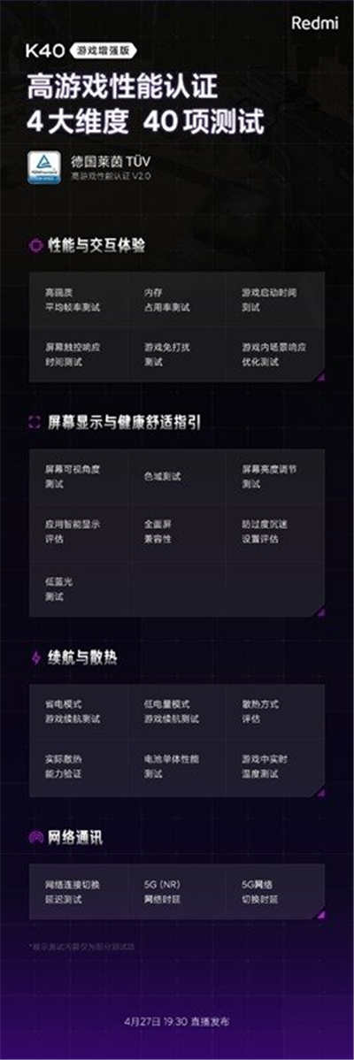 Redmi 首款游戏手机「 K40 游戏增强版」确定下週推出，极致效能、轻薄、超高性价比(3)