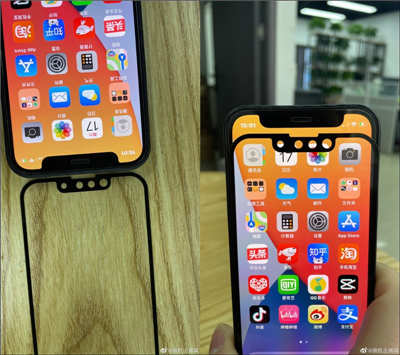 iPhone 13 萤幕保护贴曝光，对比 iPhone 12 确认浏海终于缩小了！(1)