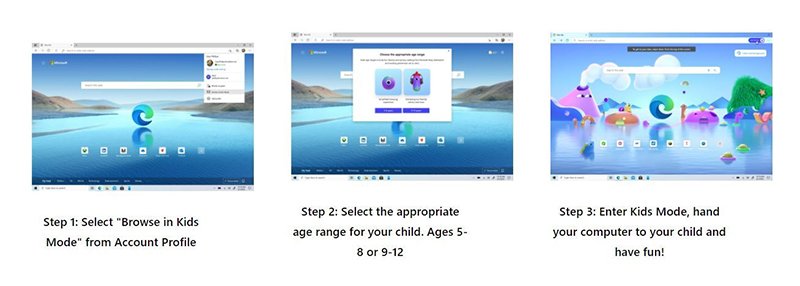 Microsoft Edge 推出儿童模式，让孩子拥有更安全的上网环境