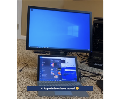 Windows 10 外接萤幕休眠后视窗混乱的问题，终于有修正了！(1)