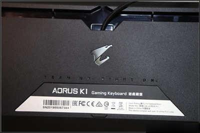 开箱点评 《技嘉 AORUS K1》 樱桃红轴游戏键盘(20)