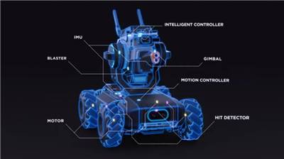 DJI RoboMaster S1 自走机器人 手机操控、并同步机器人视角画面。(3)