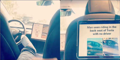 国外特斯拉车主开启 Autopilot 坐后座当乘客，因滥用自动驾驶被捕却表示仍会持续这么做(2)