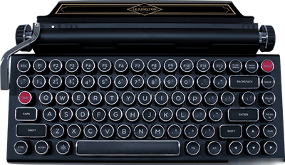 看到他就想存档! 「BIOHAZARD RE:2 × Qwerkywriter S 经典打字机无线蓝牙机械式键盘」(2)