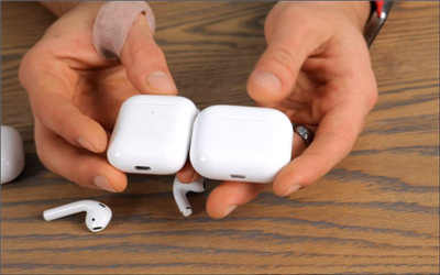 国外知名 YouTuber 抢先开箱 AirPods 3 ，并与多款 AirPods 比较设计差异(4)