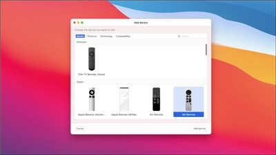 全新 Apple TV  Remote 遥控器支持在 Mac 上控制浏览器、简报及多媒体播放（搭配 Remote Bud(4)