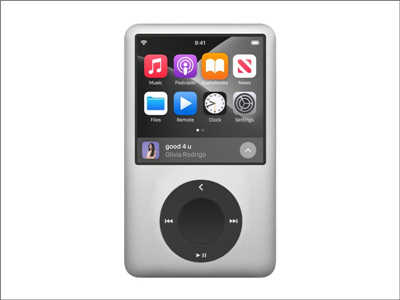 纪念 iPod 问世 20 週年！设计师发想 iPod Max 概念，经典怀旧外型搭配大萤幕和无损音乐支援（同场加映：i