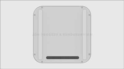 Mac mini M1X 外观渲染首度曝光！传将採用磁吸式充电、更薄的机身(5)