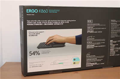 舒适的人体工学键盘来了！罗技 ERGO K860开箱试用报告(2)