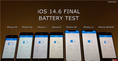 iOS 14.6 似乎又有灾情,多款 iPhone 型号实测电池续航力明显变差(1)