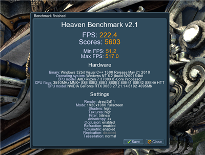 RTX3060也能有高性能表现！技嘉AORUS GeForce RTX3060 ELITE 12G 显示卡开箱评测(33)