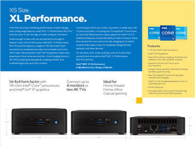 效能强大的捷元 Intel NUC 11 Performance Mini PC 评测(2)