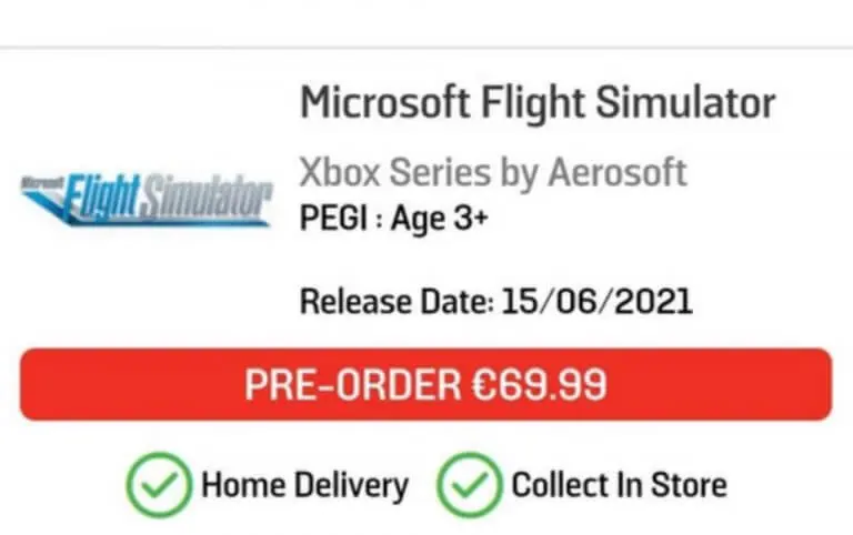 微软飞行模拟器游戏可能在下周登陆Xbox Series X