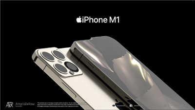 设计师发想 iPhone M1 概念手机 带来全新的机身缺角设计(7)