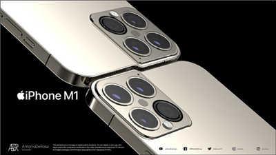 设计师发想 iPhone M1 概念手机 带来全新的机身缺角设计(4)