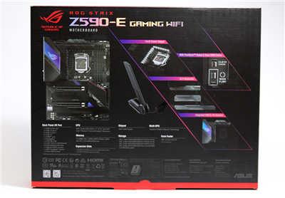 规格超华丽华硕 ROG STRIX Z590-E GAMING WIFI 主机板开箱(3)