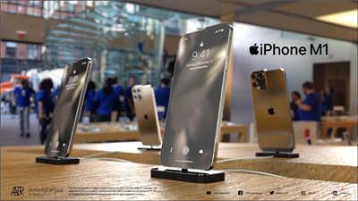 设计师发想 iPhone M1 概念手机 带来全新的机身缺角设计