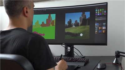 Nvidia Canvas 让涂鸦变成栩栩如生的照片