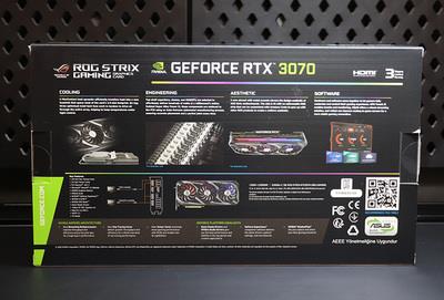 华硕 ROG STRIX RTX 3070 Gaming 超频板显卡开箱＋效能评测(2)