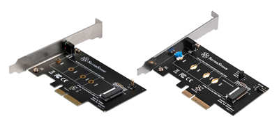 SilverStone ECM20 系列 M.2 扩充卡 / 从 RGB 尬散热片到无档板相容 1U 小主机，多种款式任(1)
