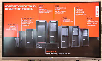 Lenovo桌机型工作站旗舰机款测试