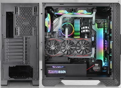 打造最炫RGB灯效电脑就靠它！曜越 S300 TG 机壳开箱+电脑安装分享(19)