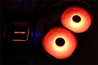 安耐美ENERMAX LIQMAX III RGB 240虹彩晶凌一体式水冷散热器-夏日升级CP首选-ENERMAX,L(24)