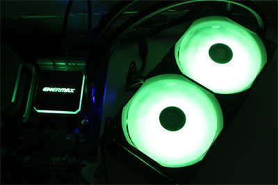 安耐美ENERMAX LIQMAX III RGB 240虹彩晶凌一体式水冷散热器-夏日升级CP首选-ENERMAX,L(26)