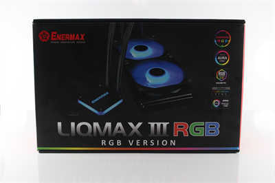 安耐美ENERMAX LIQMAX III RGB 240虹彩晶凌一体式水冷散热器-夏日升级CP首选-ENERMAX,L(1)