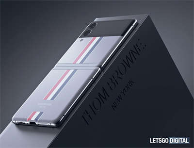 三星将携手纽约设计师Thom Browne推出限量版Galaxy Z Flip 3(1)