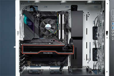 Sharkoon ELITE SHARK CA300H机箱/超宽敞内装，DIY水冷相容性高(16)