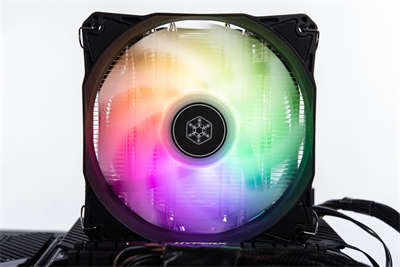 SilverStone Hydrogon D120 ARGB 塔扇开箱测试 / 双塔 6 热管 双 120mm 风扇-S(31)
