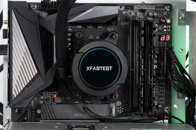 GIGABYTE AORUS WATERFORCE X 280一体式水冷开箱/独家圆形全彩LCD显示萤幕(41)