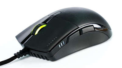 CORSAIR SABRE RGB PRO电竞滑鼠开箱/军刀精緻外型、8000Hz极速轮询技术