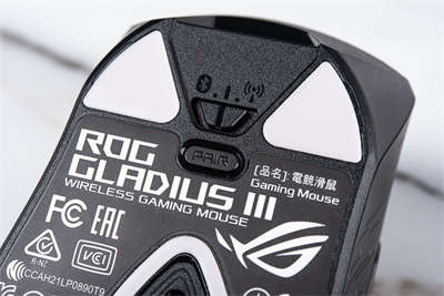 轻量化、新微动！ROG Gladius III Wireless 电竞滑鼠开箱/造型收敛(15)