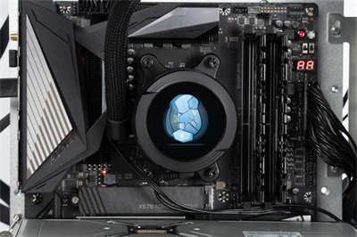 GIGABYTE AORUS WATERFORCE X 280一体式水冷开箱/独家圆形全彩LCD显示萤幕(42)