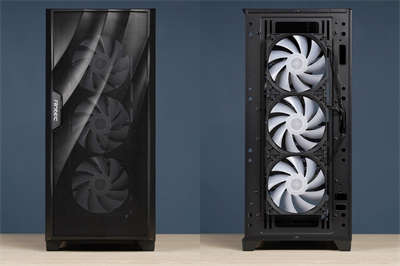 Antec DF700 FLUX机箱/视觉化风流造型前面板、F-LUX风流架构、预装5风扇(9)