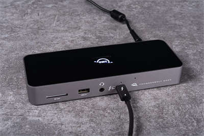 最强扩充OWC Thunderbolt Dock开箱/具备TB HUB的超齐全扩充盒(8)