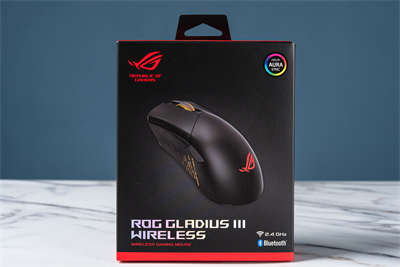 轻量化、新微动！ROG Gladius III Wireless 电竞滑鼠开箱/造型收敛(1)
