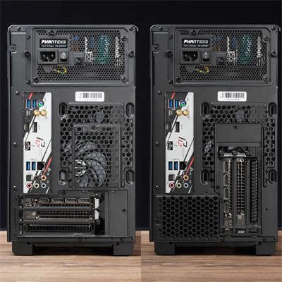Phanteks Eclipse P200A D-RGB ITX机壳开箱/主分舱侧置水冷，支援D-RGB灯效(36)