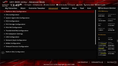 ASUS ROG Maximus XIII Extreme(M13E) 主机板/满版金属装甲强效散热(79)