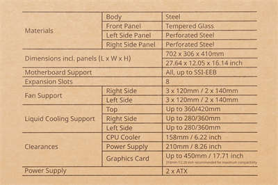 Cooler Master MASTERFRAME 700开放式机箱/3种模式、多变造型、高扩充(2)
