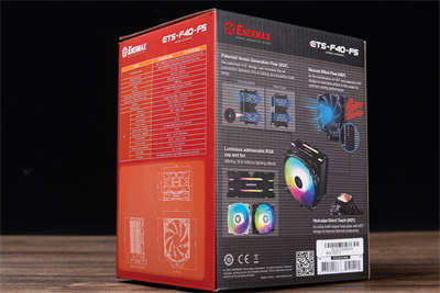 ENERMAX ETS-F40-W-ARGB塔扇开箱测试/入门直触,4 热管,140mm ARGB-ENERMAX(2)