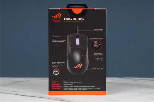 ASUS ROG Keris 电竞滑鼠/PBT材质按键、ROG Omni滑鼠脚、ROG Paracord连接线(2)