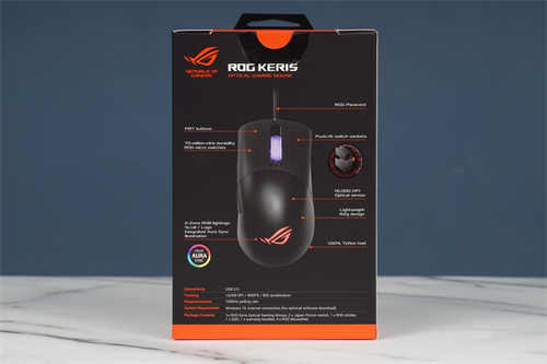 ASUS ROG Keris 电竞滑鼠/PBT材质按键、ROG Omni滑鼠脚、ROG Paracord连接线(2)