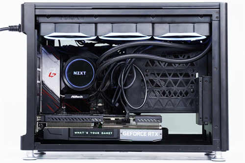 JONSPLUS i100 Pro ITX机壳开箱/支援360水冷、可变分舱让玩家自由选择显卡摆放方式(34)