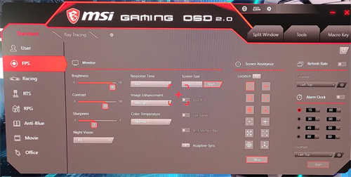 MSI MEG Aegis Ti5 10th和MAG 274QRF-QD开箱测试/超跑感风格(32)