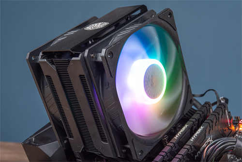 Cooler Master MasterAir MA612 Stealth ARGB开箱测试(28)